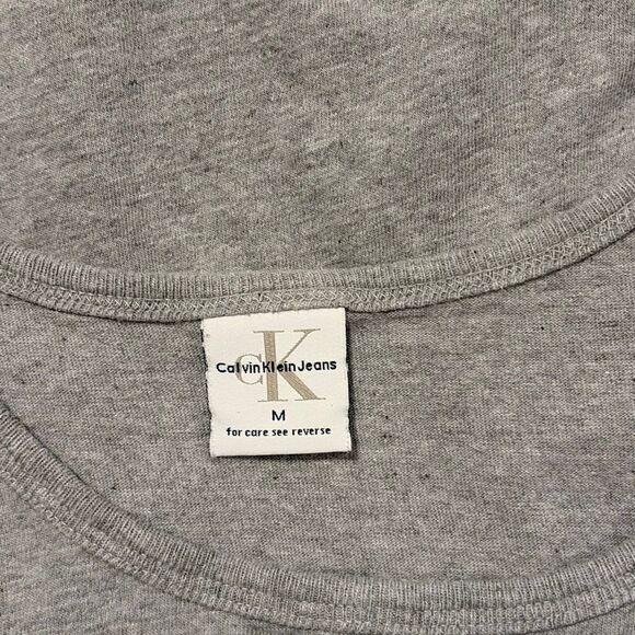 Y2K Vintage Calvin Klein Jeans Tank Top Medium Made in the USA - Picture 4 of 6